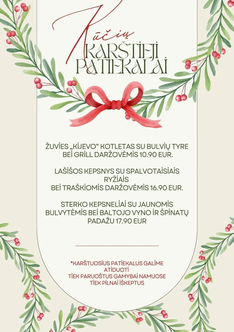 Le vivier karšti patiekalai