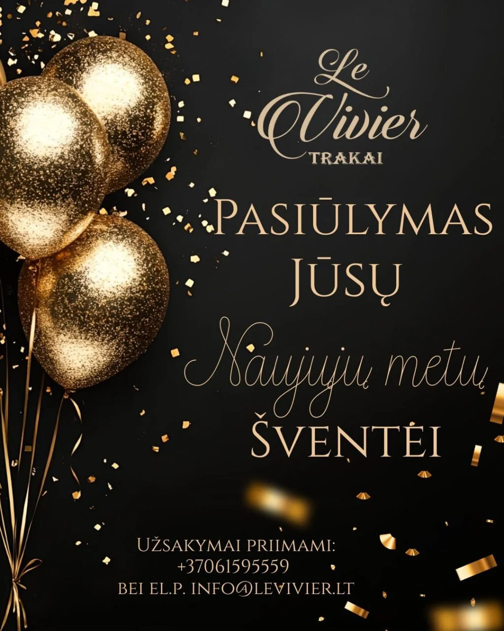 Pasiūlymas Naujųjų metų šventei